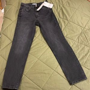 SALE!! ZARA straight leg black jeans. Size 0